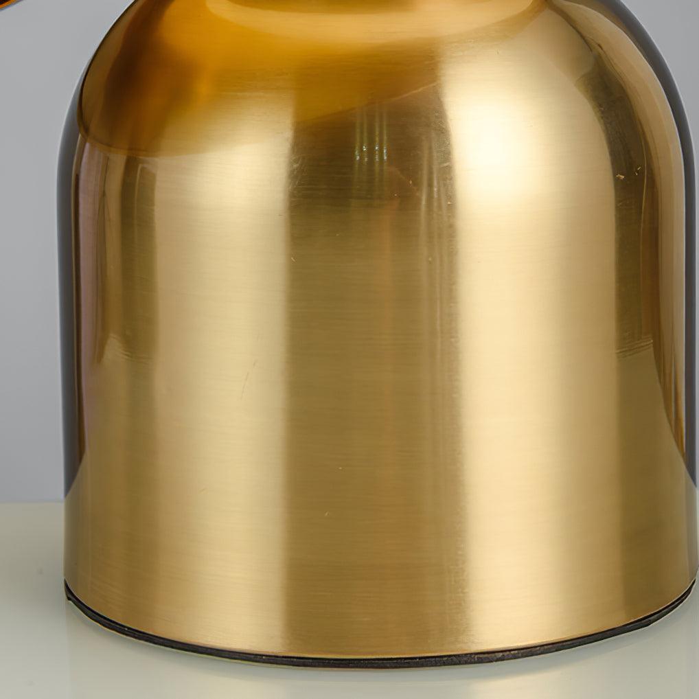 Bonbon Disc Table Lamp | Metal, Iron, Glass | Gold, White