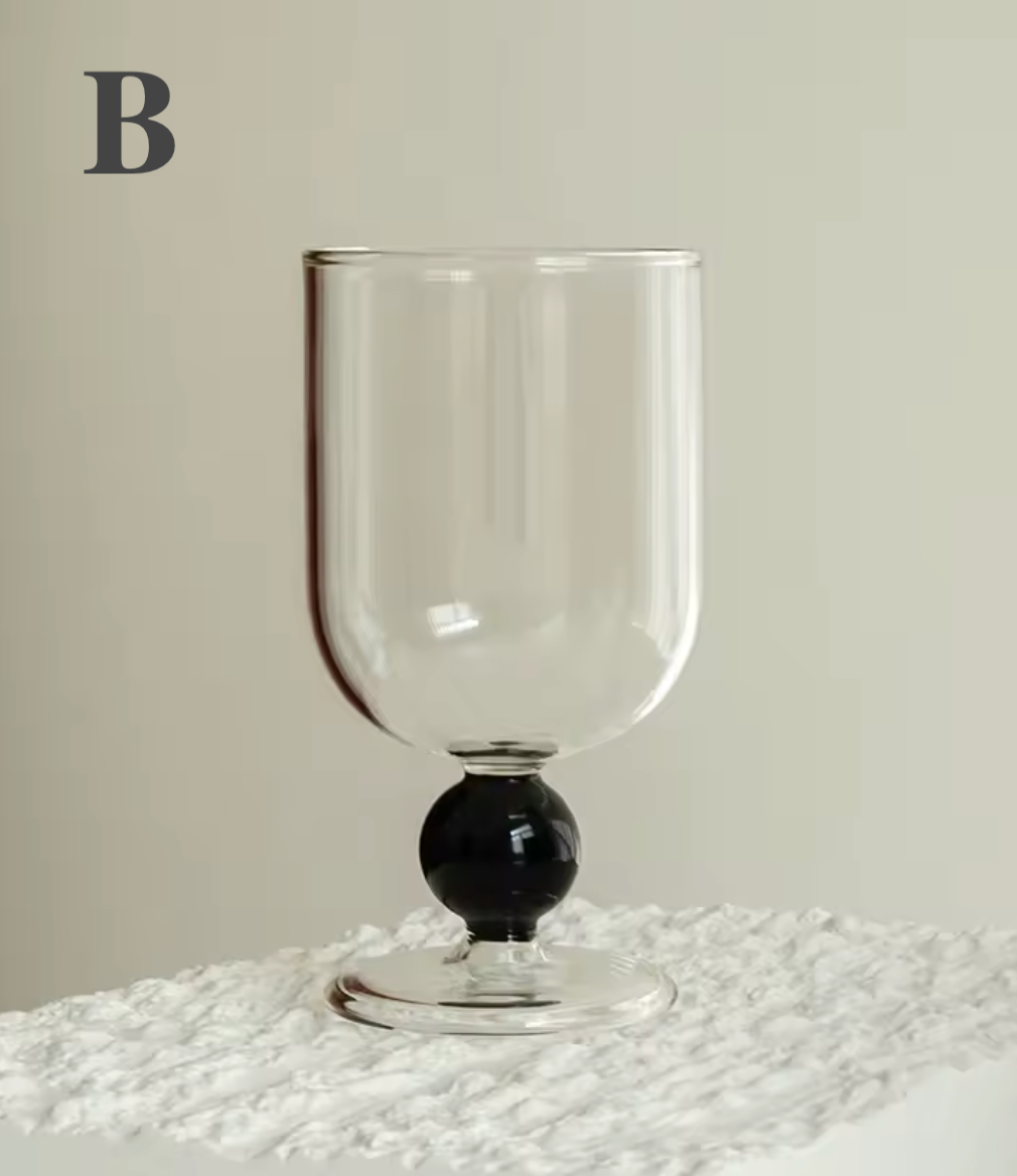 Wine Goblet | Borosilicate Glass | Colored