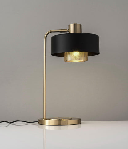 Bradbury Table Lamp | Metal & Iron | Copper + Black