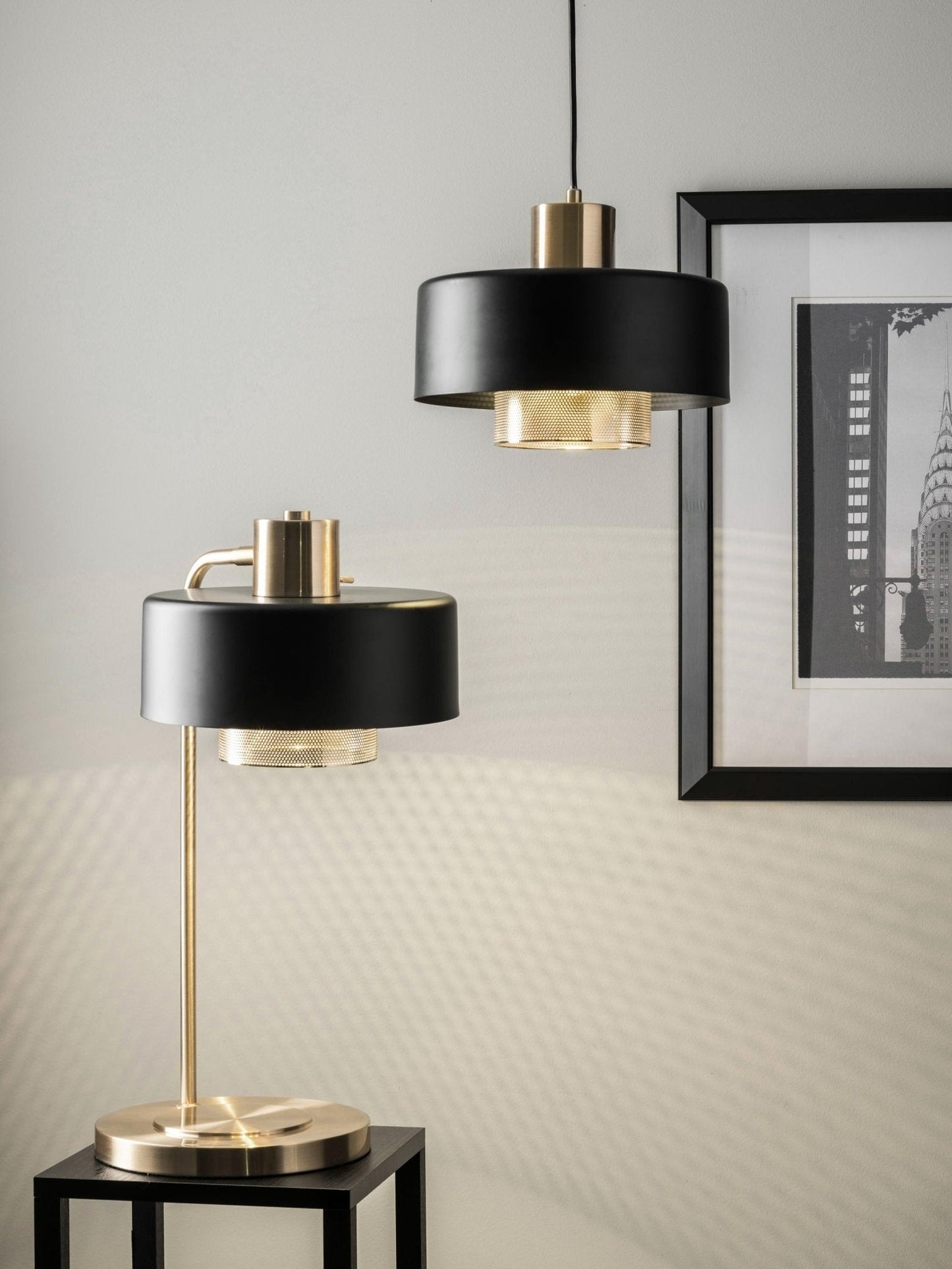 Bradbury Table Lamp | Metal & Iron | Copper + Black