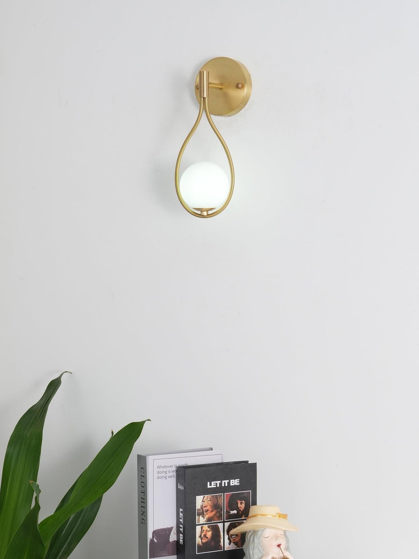 Brass Wall Lamp Set | Vintage Industrial Design | Set of 2
