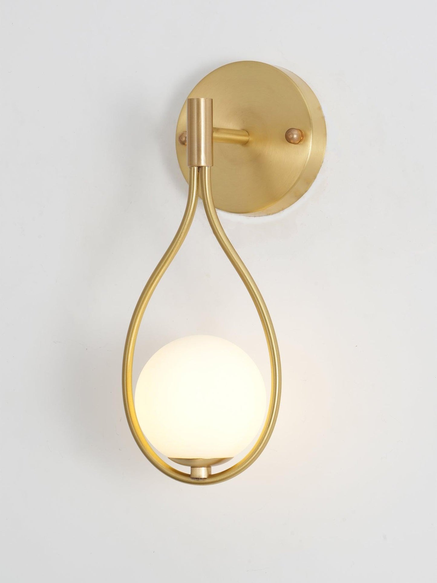 Brass Wall Lamp Set | Vintage Industrial Design | Set of 2
