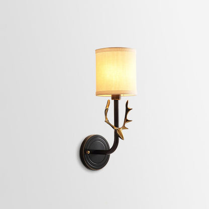 Deer Head Wall Light | Brass | Indoor Use