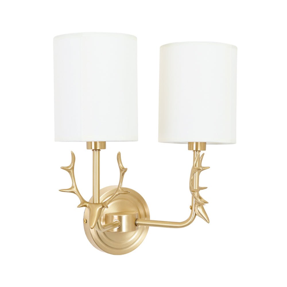 Deer Head Wall Light | Brass | Indoor Use