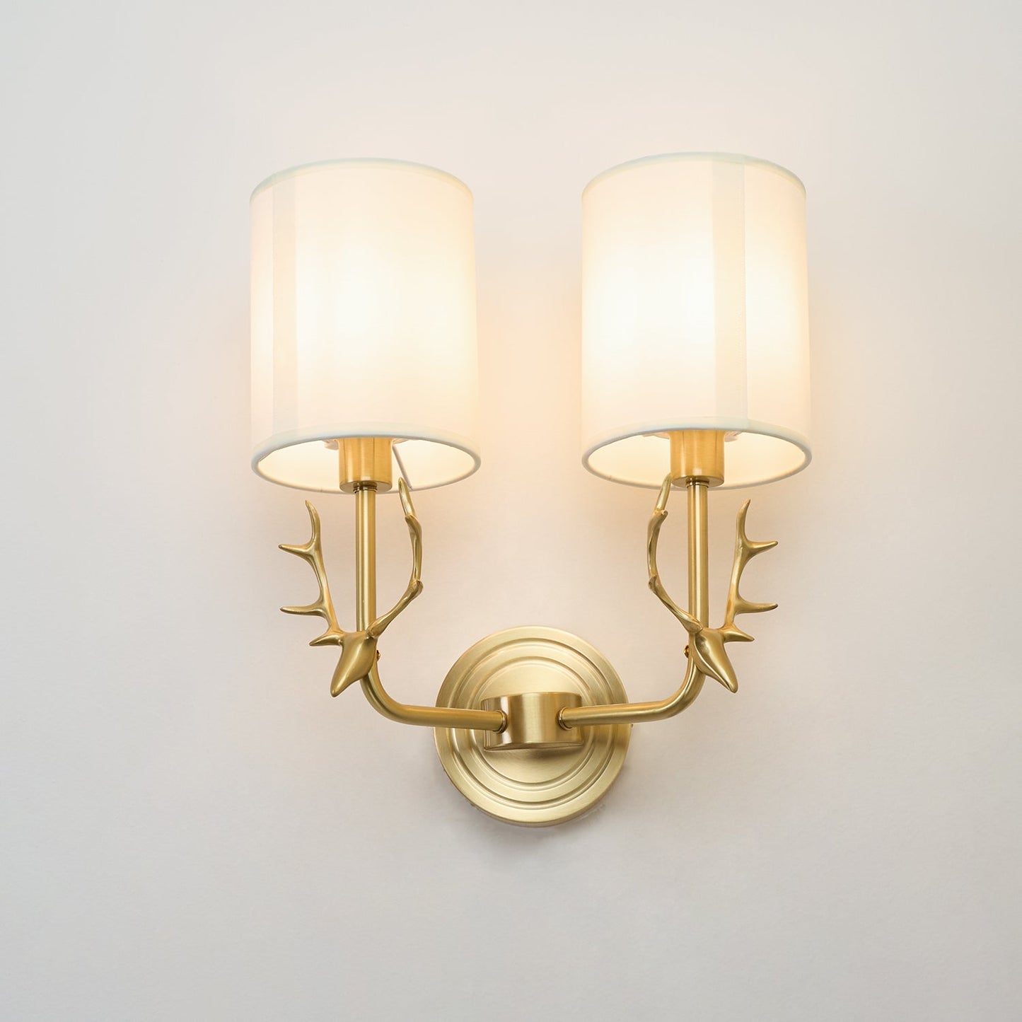 Deer Head Wall Light | Brass | Indoor Use