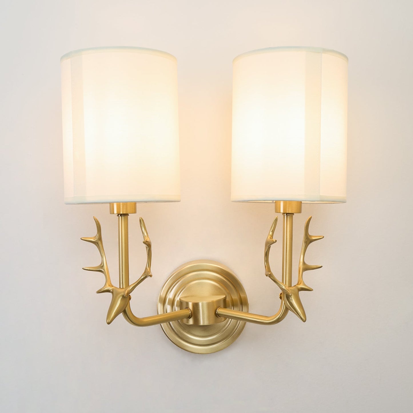 Deer Head Wall Light | Brass | Indoor Use