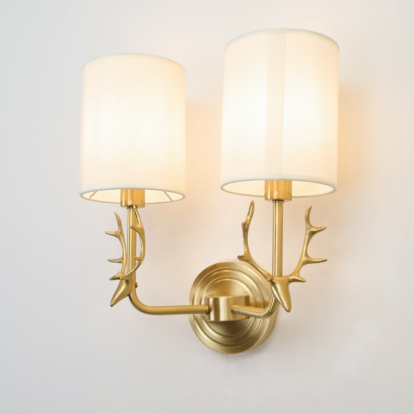 Deer Head Wall Light | Brass | Indoor Use