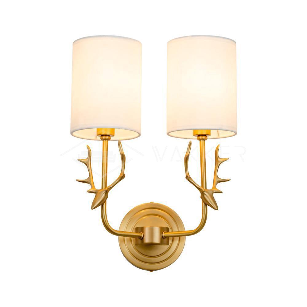 Deer Head Wall Light | Brass | Indoor Use