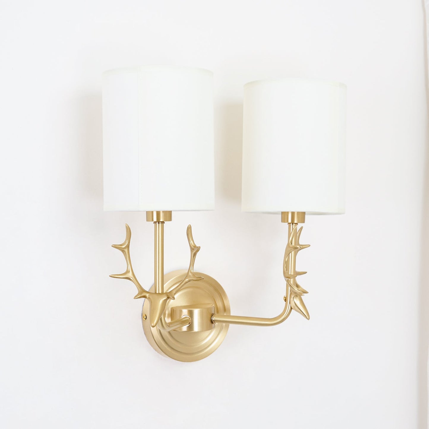 Deer Head Wall Light | Brass | Indoor Use