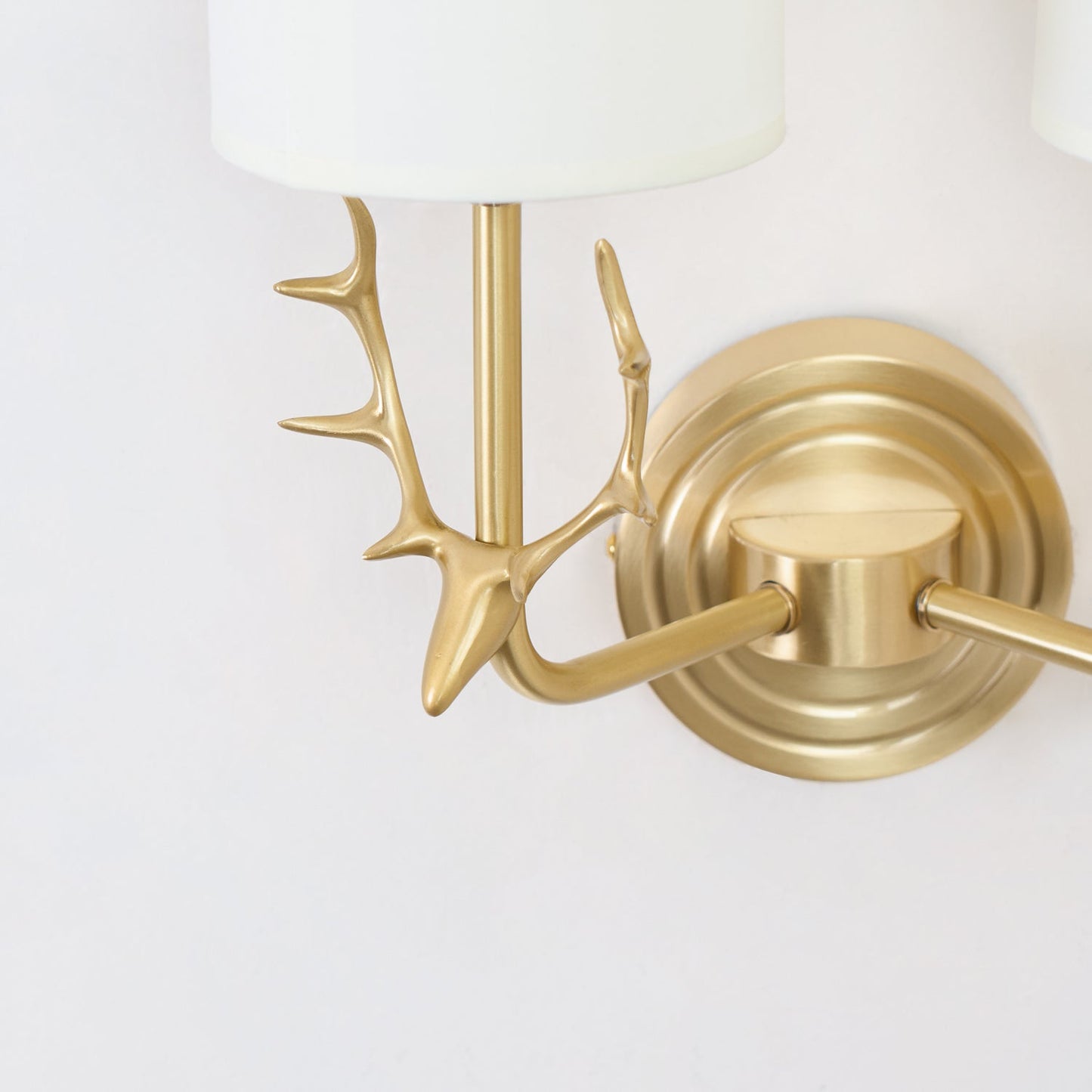 Deer Head Wall Light | Brass | Indoor Use