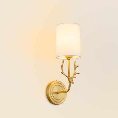 Deer Head Wall Light | Brass | Indoor Use