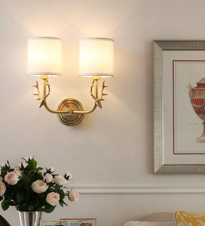 Deer Head Wall Light | Brass | Indoor Use
