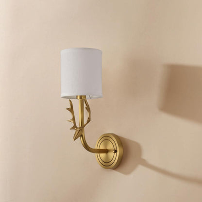 Deer Head Wall Light | Brass | Indoor Use