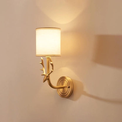 Deer Head Wall Light | Brass | Indoor Use