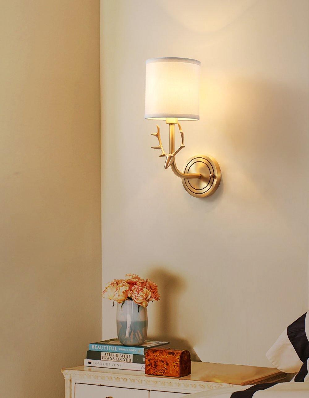 Deer Head Wall Light | Brass | Indoor Use