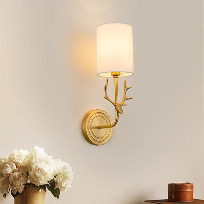 Deer Head Wall Light | Brass | Indoor Use