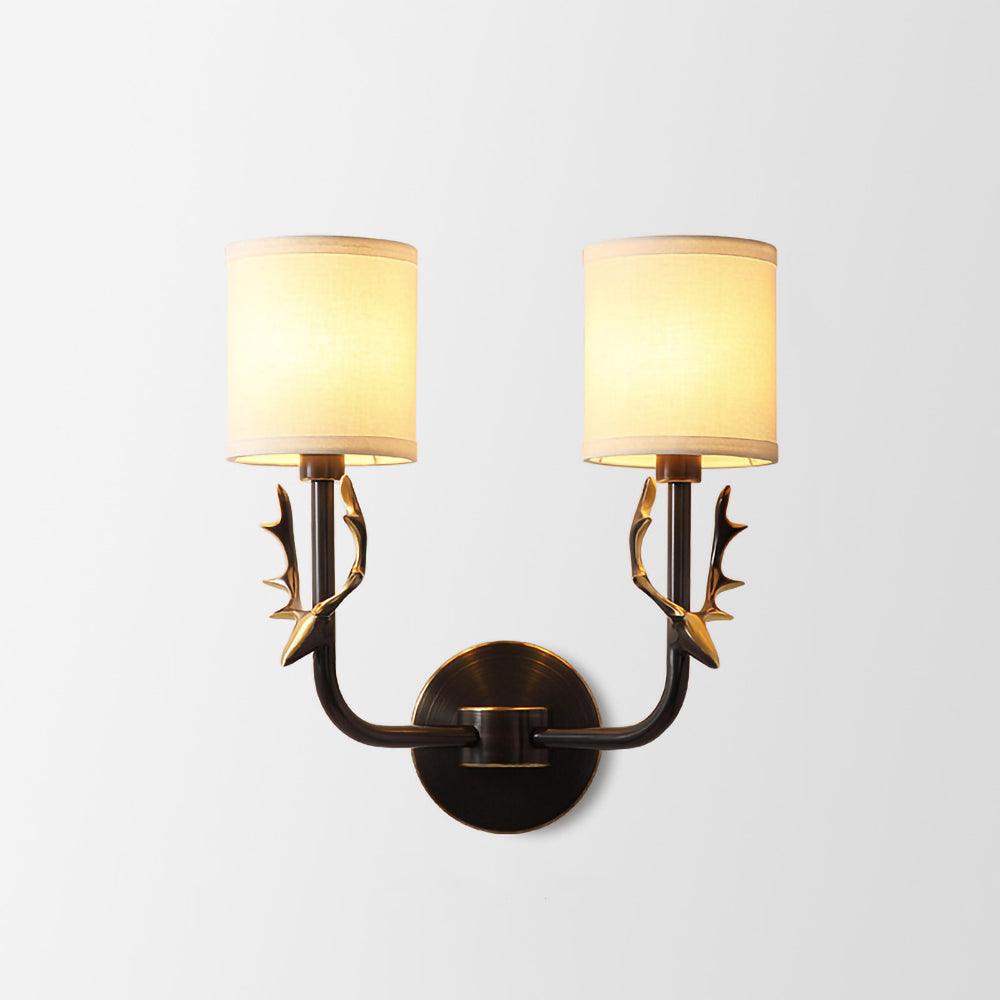 Deer Head Wall Light | Brass | Indoor Use