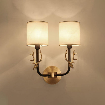 Deer Head Wall Light | Brass | Indoor Use