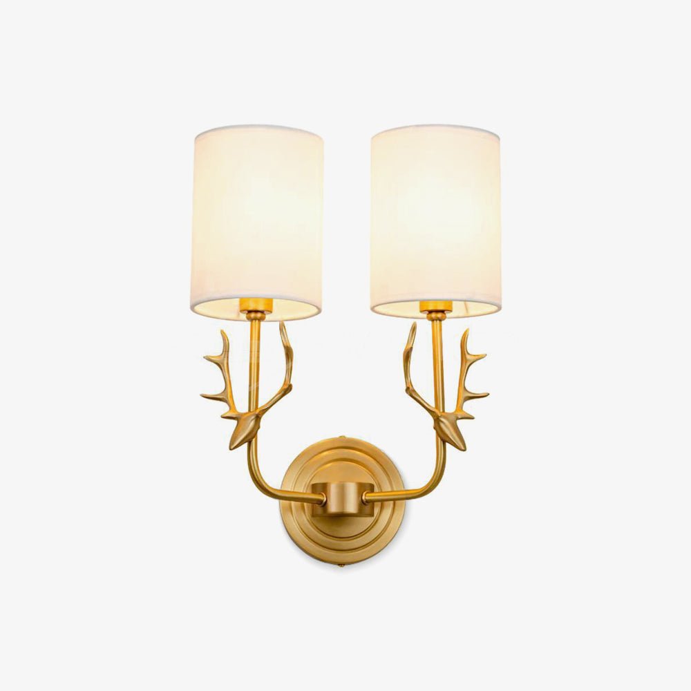 Deer Head Wall Light | Brass | Indoor Use