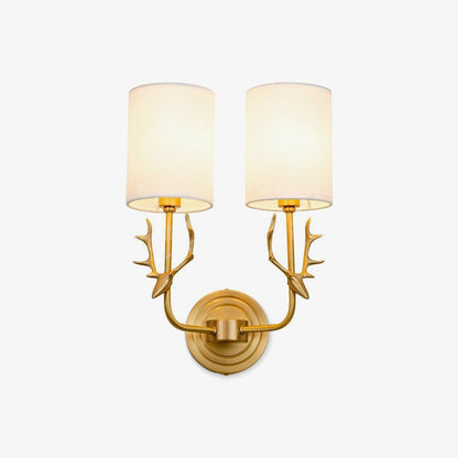 Deer Head Wall Light | Brass | Indoor Use