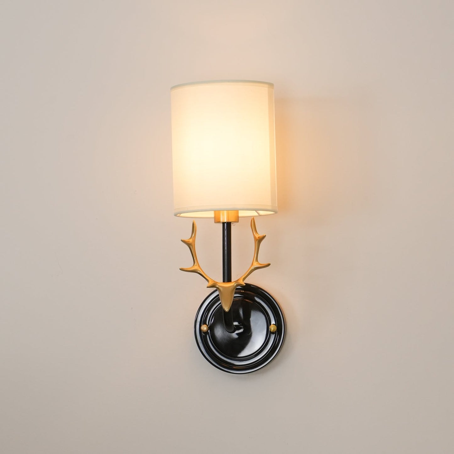 Deer Head Wall Light | Brass | Indoor Use