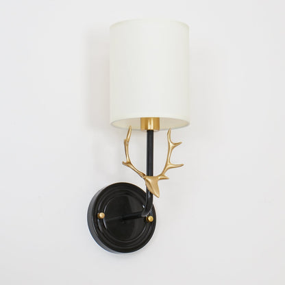 Deer Head Wall Light | Brass | Indoor Use