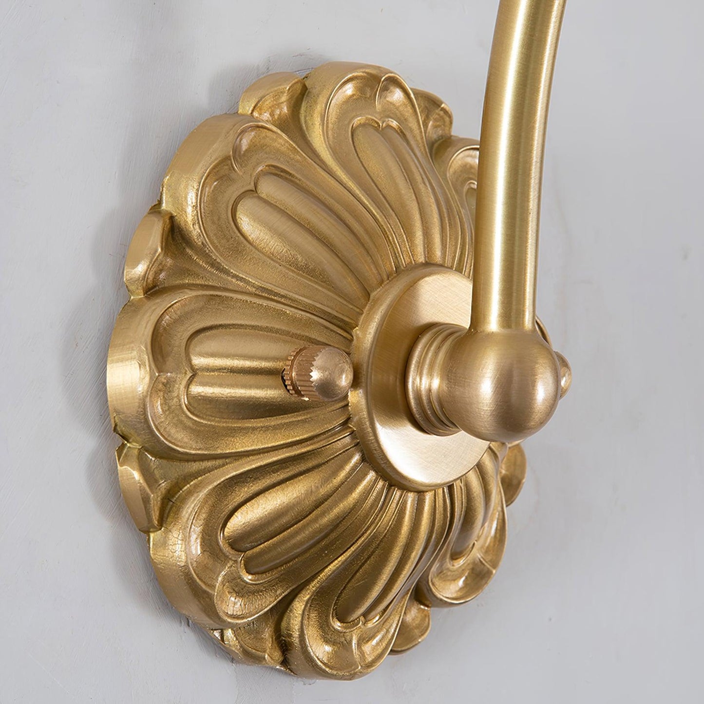 Brass Sconce | Floral Design | Set of 2