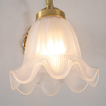 Brass Sconce | Floral Design | Set of 2