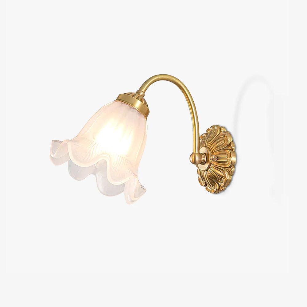 Brass Sconce | Floral Design | Set of 2