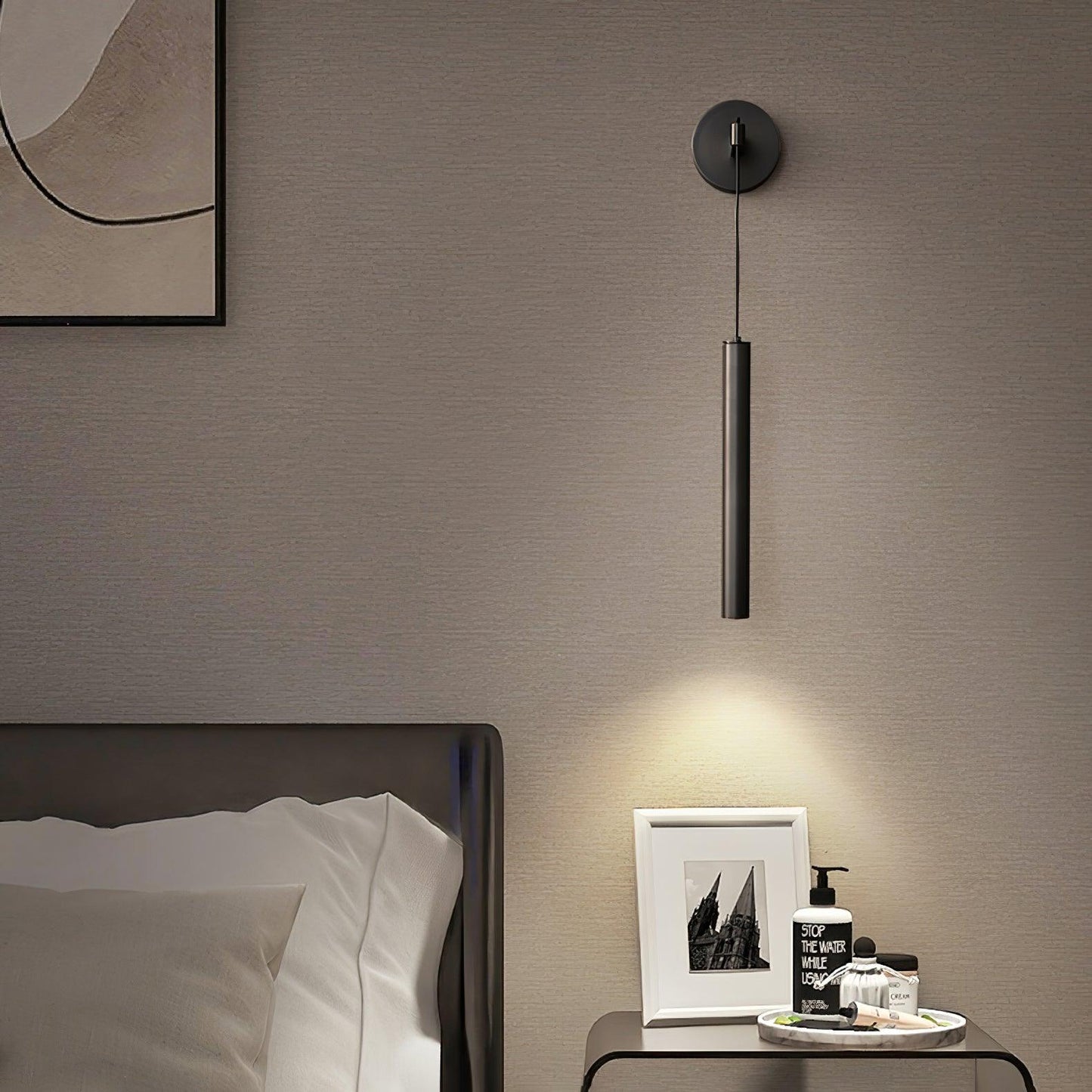 Brass Line Wall Light | Brass & Metal | Adjustable Dimming