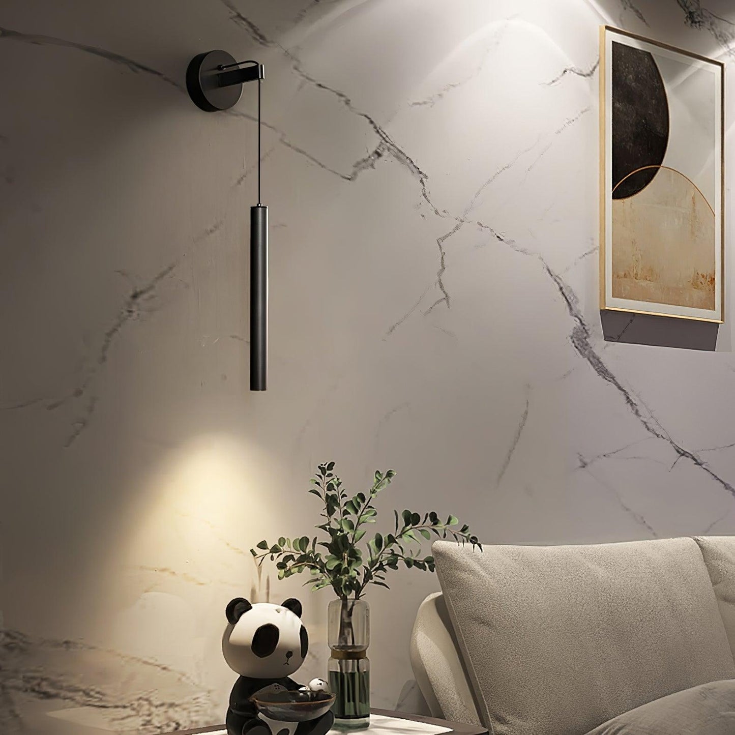 Brass Line Wall Light | Brass & Metal | Adjustable Dimming