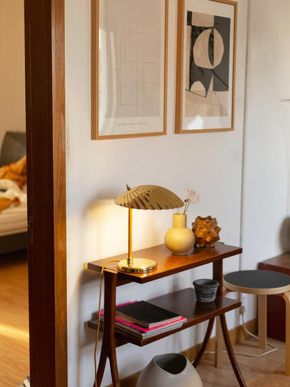 Brass Shell Table Lamp | Brass | Silver