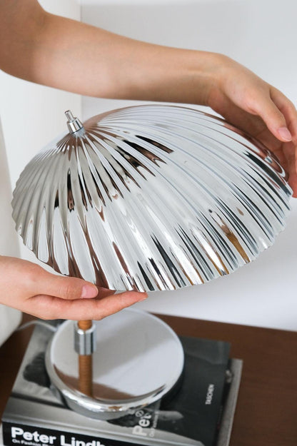 Brass Shell Table Lamp | Brass | Silver