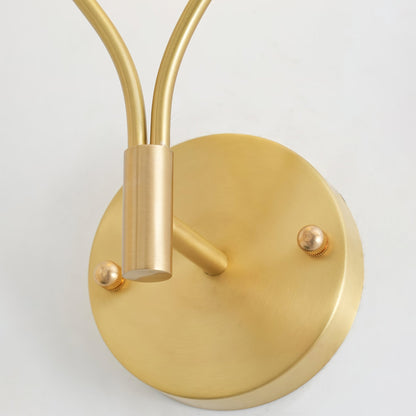 Brass Wall Lamp Set | Vintage Industrial Design | Set of 2