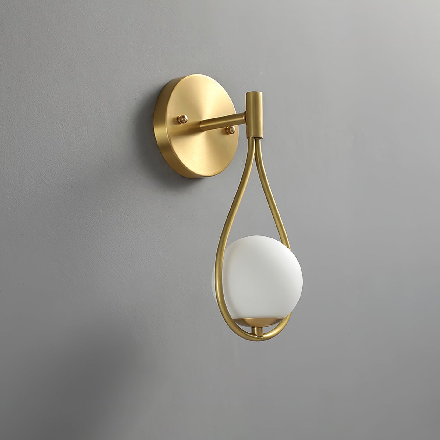 Brass Wall Lamp Set | Vintage Industrial Design | Set of 2