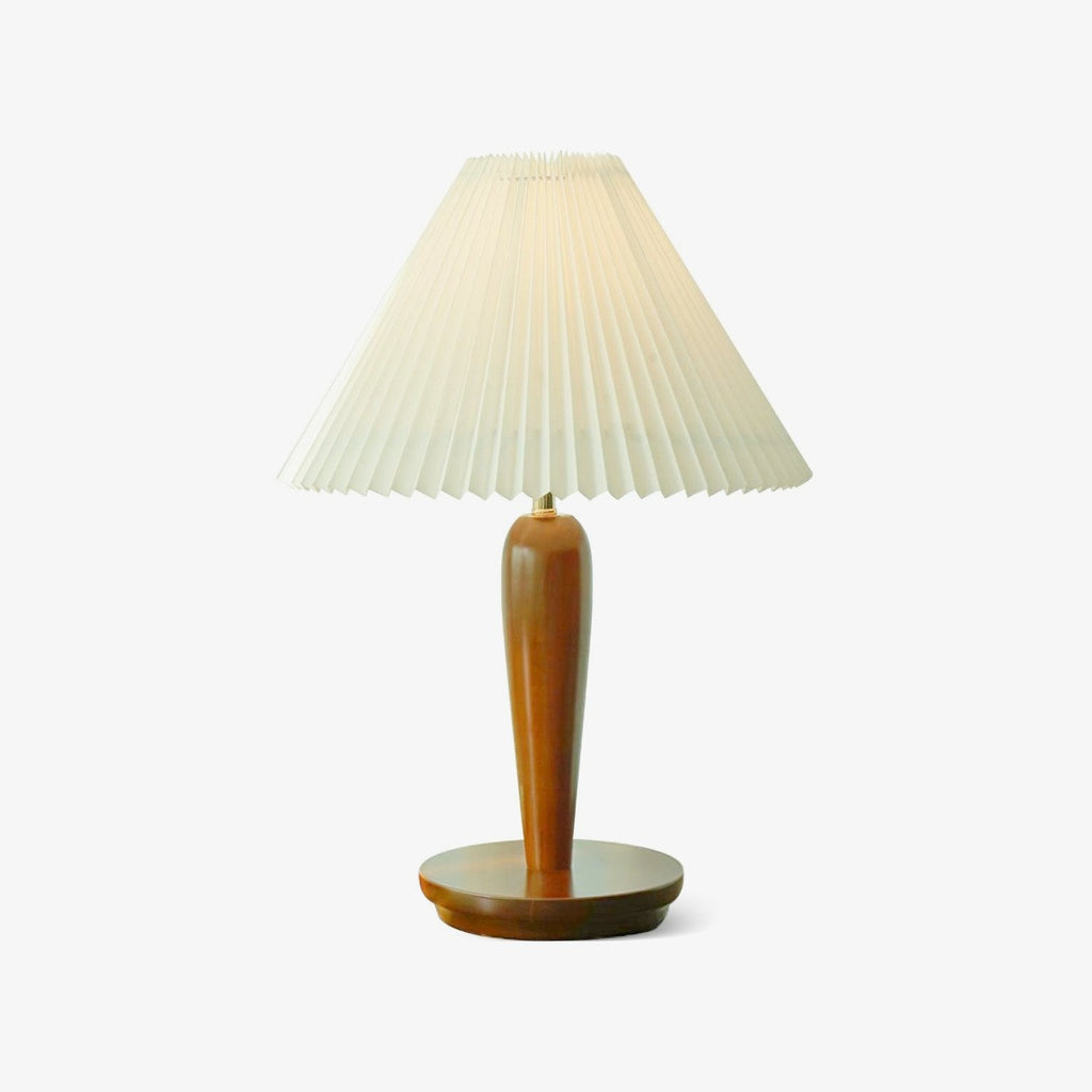 Brentwood Table Lamp | Fabric, Metal, Iron, Wooden | White Shade