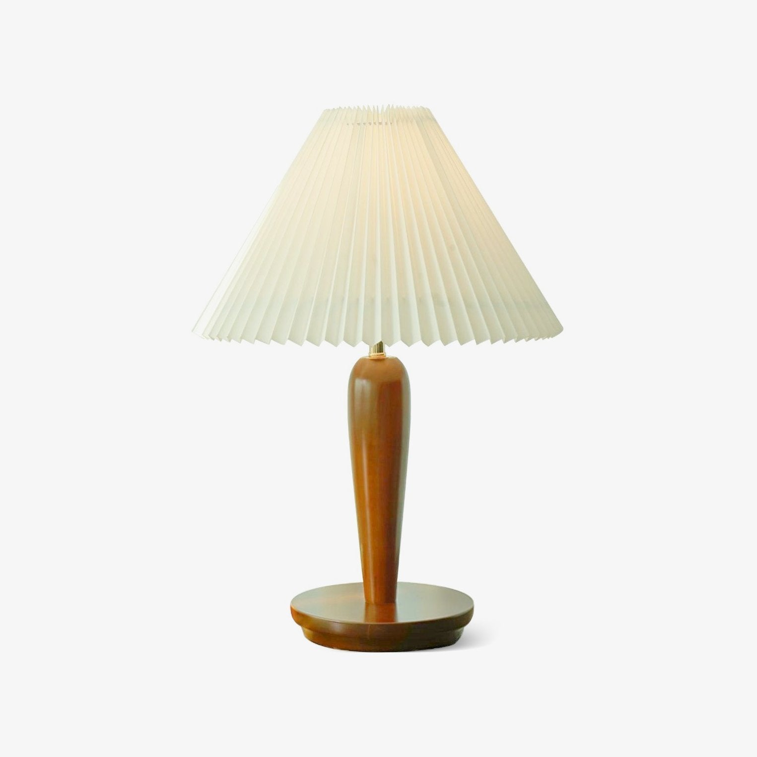 Brentwood Table Lamp | Fabric, Metal, Iron, Wooden | White Shade