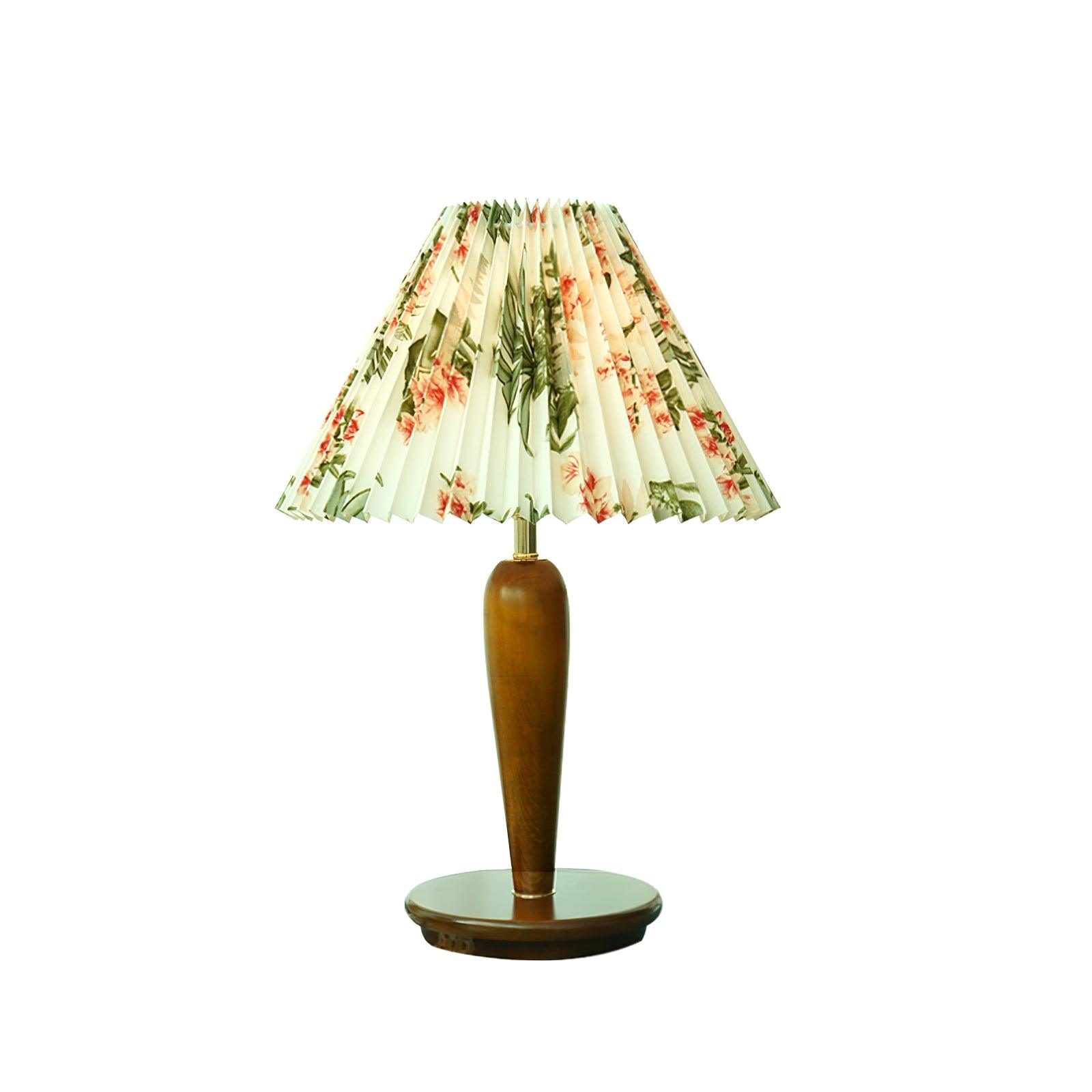 Brentwood Table Lamp | Fabric, Metal, Iron, Wooden | White Shade