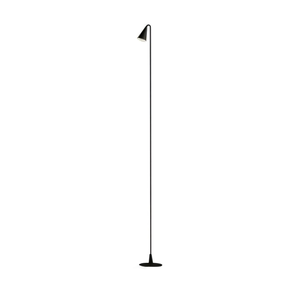 Bellflower Outdoor Floor Lamp | Aluminum | Black