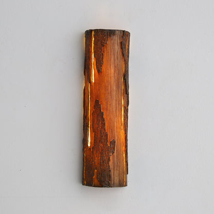 Broken Bark Wall Light | Iron, Metal, Resin | White, Bark color
