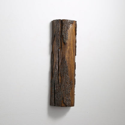 Broken Bark Wall Light | Iron, Metal, Resin | White, Bark color
