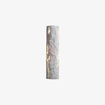 Broken Bark Wall Light | Iron, Metal, Resin | White, Bark color