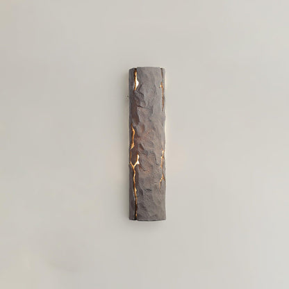 Broken Bark Wall Light | Iron, Metal, Resin | White, Bark color