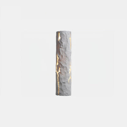 Broken Bark Wall Light | Iron, Metal, Resin | White, Bark color