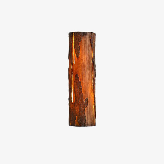 Broken Bark Wall Light | Iron, Metal, Resin | White, Bark color