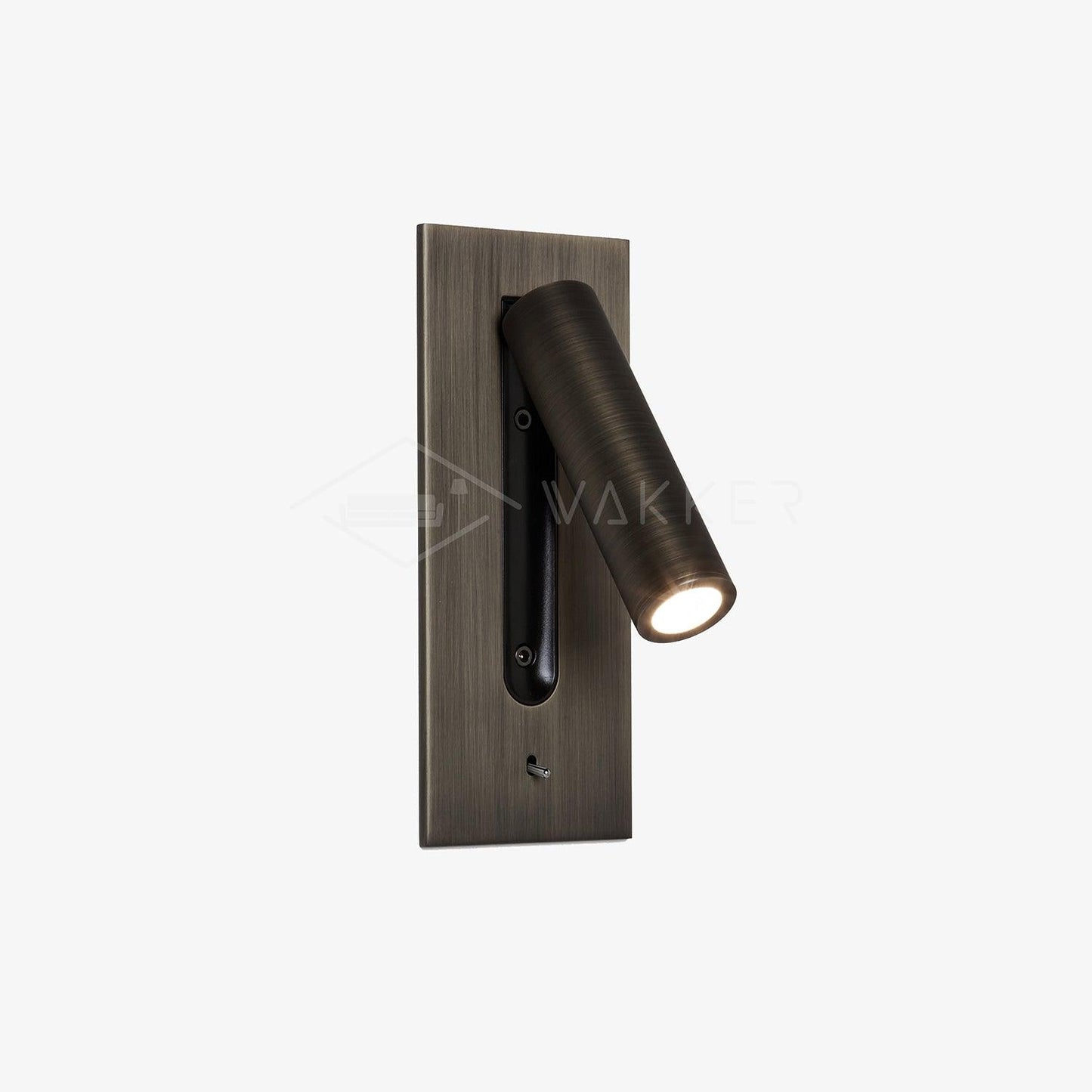 Folded Back Bedside Wall Lamp | Aluminum Alloy | Matt Black, White, Copper, Bronze, Nickel