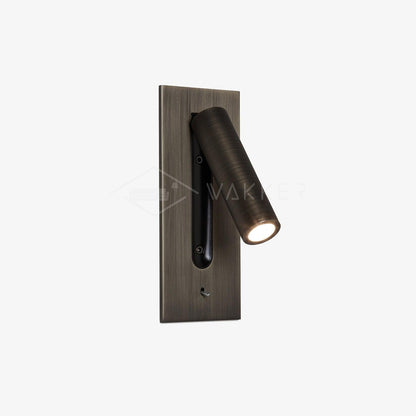 Folded Back Bedside Wall Lamp | Aluminum Alloy | Matt Black, White, Copper, Bronze, Nickel