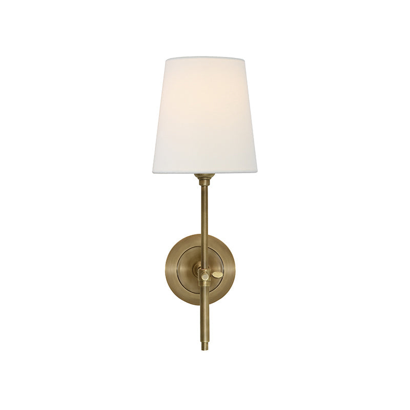 Bryant Wall Light | Brass & Fabric | Indoor
