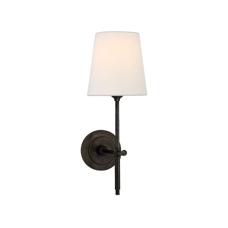 Bryant Wall Light | Brass & Fabric | Indoor