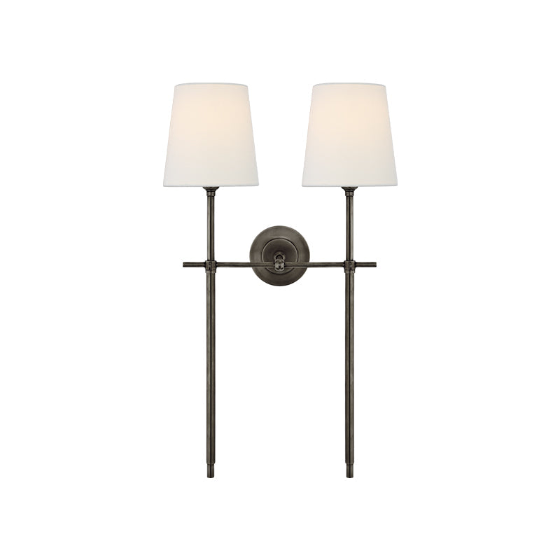 Bryant Wall Light | Brass & Fabric | Indoor